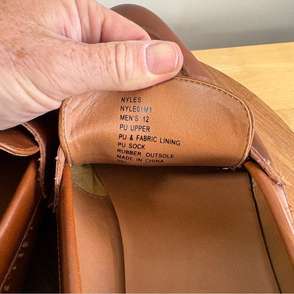 Steve Madden Nyles PU Size 12 Loafers Brown - Picture 3 of 9